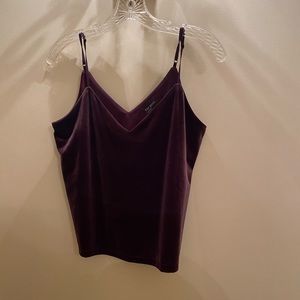Short Velvet Tank Top